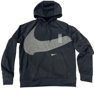 NWT Nike Men's Sportswear Fleece Therma Fit Black Warm Hoodie XL DQ5401-010 NK18